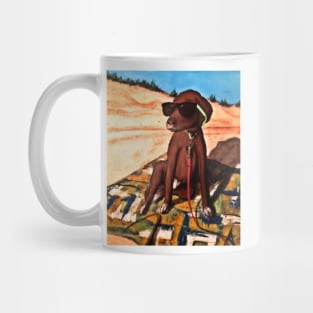 Mumford the Beach Dog Mug